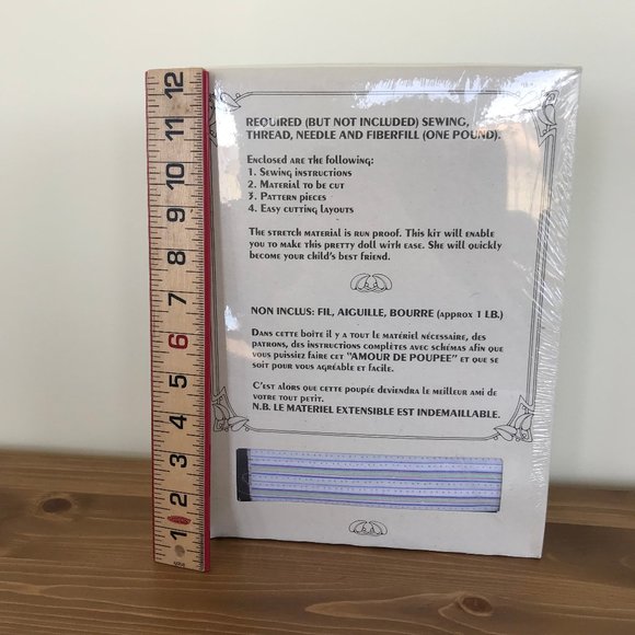 Little Friend Soft Sculpture African American Doll Vintage Craft Kit #106 - Picture 3 of 4